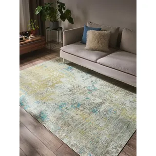 benuta pop Laury Kurzflorteppich 120 x 170 cm Gelb