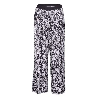 GOLDNER VERA Schlupfhose Elegant Marine/Weiß 46