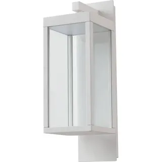 LUCANDE Außenwandleuchte Aluminium 38,0 cm 1-flammig weiß