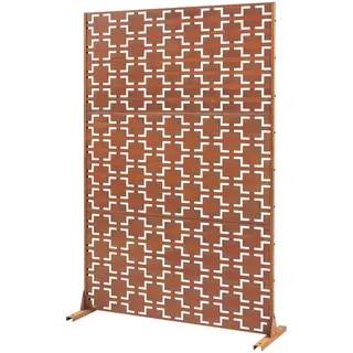 casa.pro Trennwand Basciano Cortenstahl 180x120 cm Edelrost