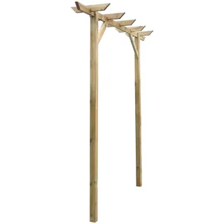 Yumeng Gartenpergola, Rosenbogen, Rankgitter, Rankhilfe, Spalier, Garden Arch, Gartenbogen, Gartenpergola, 200x40x205 cm Holz