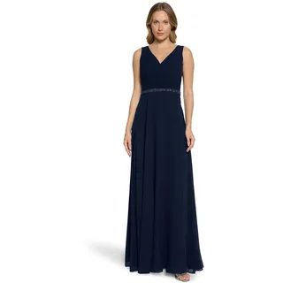 Vera Mont Abendkleid Plissee Blau 38