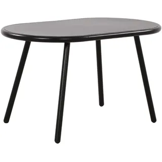 CLP Velva Oval Schwarz 80 x 45 x 45 cm