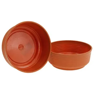 Florists Products Blumentopf Z-Schale Plastik Ø20cm 10St - Blumenschale Terrakotta, 10 Stück
