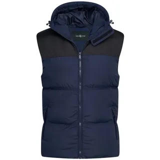 SOULSTAR Steppweste S2MOLDE Winterjacke mit Kapuze warmer Bodywarmer blau XL