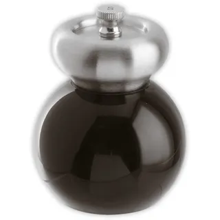 Arthur Krupp schwarze Salzmühle aus Edelstahl/Acryl - Kugelform