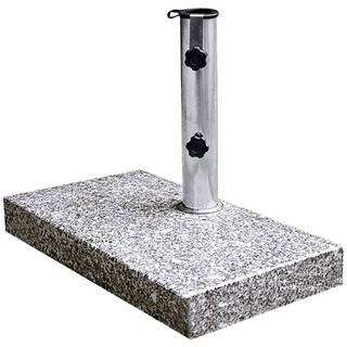 Sonnenschirmständer Granit rechteckig 25kg Stein, Marmor,