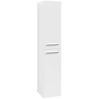 Villeroy & Boch Avento Hochschrank 350 x 176 x 40,4 cm Brilliant White Glas/Holz/MDF/Spanplatte