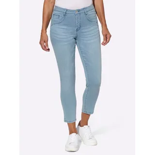 7/8-Jeans CASUAL LOOKS Gr. 36, Normalgrößen, blau (blue, bleached) Damen Jeans Ankle 7/8