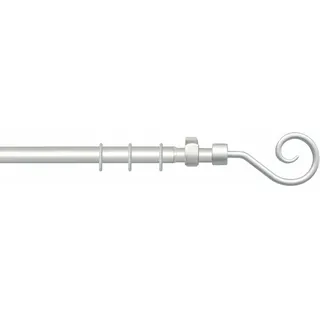 LIEDECO "Mykene" 20 mm 1-läufig ausziehbar silberfarben (561922)