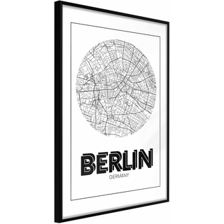 Poster - City Map: Berlin (Round)