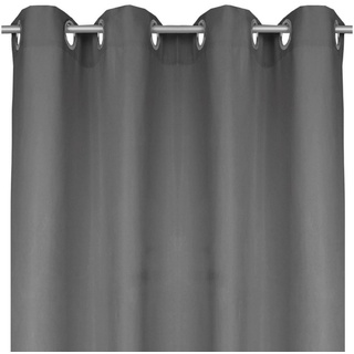 BestLivings Blickdichte Gardine mit Ösen Maße: 140x175 cm Farbe: Grau - Grau