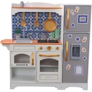 KidKraft Holzmosaik Magnetische Spielküche mit Magneten, Multi