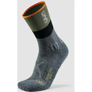 Uyn Trekking One Cool Socken 1er Pack Anthracite/Green 45-47