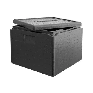 SCHNEIDER ISOBOX "Pizza" inkl. Deckel, schwarz 280041 , Außenmaße: 410 x 410 x 330 mm, 32 l