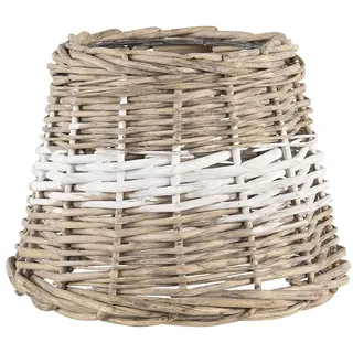 Lampenschirm Natur Rattan Tisch Maritim Clayre & Eef 20 x 15 cm