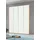 Level 200 x 216 x 58 cm Plankeneiche Nachbildung/Weißglas