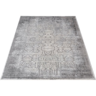 Teppich SEHRAZAT "Amatis 6640" Teppiche Gr. B/L: 160 cm x 230 cm, 12 mm, 1 St., grau Orientalische Muster