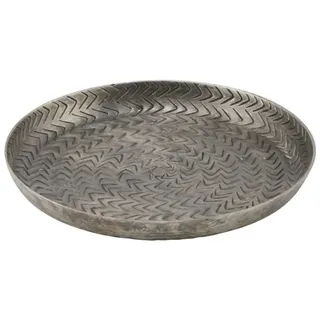 House Doctor Tablett Rattan, Ø16cm, silber