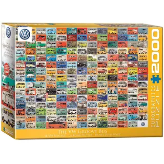 Eurographics 8220-0783 - VW Bulli Collage, Puzzle, 2.000 Teile