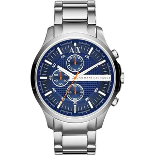 Armani Exchange Watch for Men, Quarz-Chronographenwerk und 46mm Gehäusegröße mit Edelstahlarmband