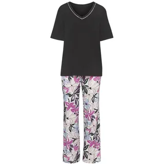 LASCANA Pyjama Floral Rosa 32/34