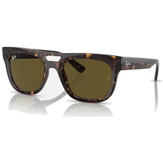 Ray Ban Ray-Ban RB4426 PHIL Damen-Sonnenbrille Vollrand Eckig Acetat-Gestell, braun