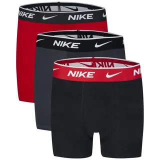 Nike Sportswear Boxershorts EVERYDAY COTTON 3PK BOXER BRIEF (3-St) rot 116/122 (128)