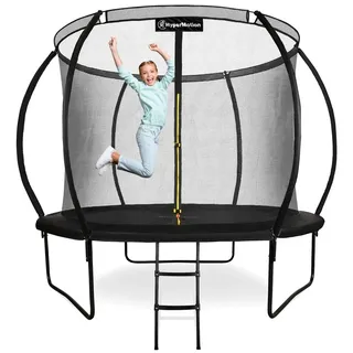 HyperMotion Trampolin 305 cm inkl. Sicherheitsnetz und Leiter Schwarz