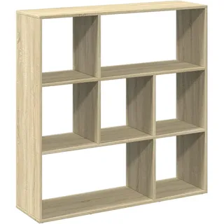 KTHLBRH Aufbewahrungsregal Bücherregale Sideboard Wohnzimmer Schrank Regal - Raumteiler-Bücherregal Sonoma-Eiche 102x29x103,5 cm für Büro Kellerraum Wohnzimmer Zimmer