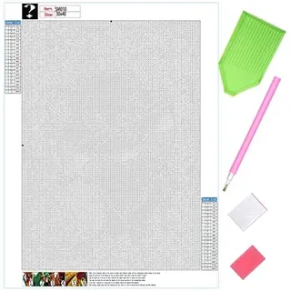 LOMSIOY DIY Flower Mystery Diamond Painting Set Blume 5D Diamant Painting Mysteriös Random Surprise Square Full Drill Strass Stickerei Kreuzstich Diamant Malerei Kristall Home Wall Décor