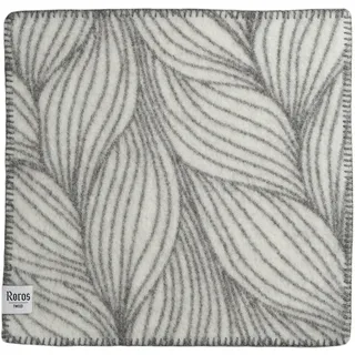 Røros Tweed FLETTE Sitzunterlage, grau, 100 % norwegische Lammwolle ungefärbt 45 x 45 cm