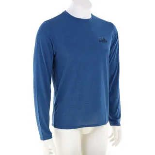 Patagonia Long-Sleeved Cap Cool Daily Graphic Herren Shirt-Blau-XL