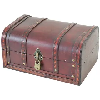HMF Schatztruhe 30 x 20 x 15 cm 15-tlg. braun
