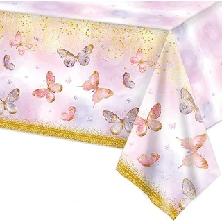 Losuya Schmetterling Tischdecke Einweg Party Tischdecken Baby Dusche Party Schmetterling Frühling Thema Geburtstag Party Dekorationen