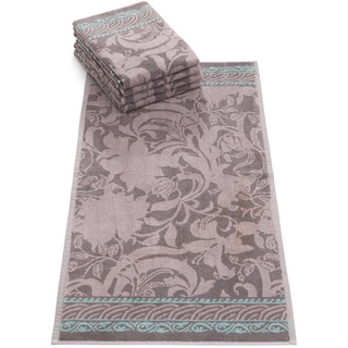 Bassetti Verona Gäste-Handtuch aus 100% Baumwolle in der Farbe Grau G1, Maße: 40x60 cm - 9326102