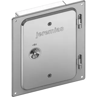Tecnovis Kamintür Edelstahl 210 x 140 mm Weiß