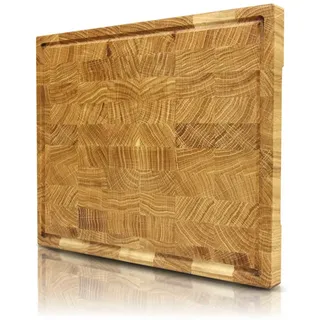 holz4home Schneidebrett Eiche 1-tlg. 35 x 25 x 2,5 cm Beige