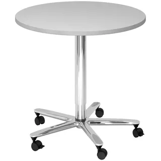 bümö Säulenhubtisch 80 x 74 x 80 cm grau
