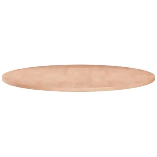 Runde Tischplatte Ø70x1,5 Cm Unbehandeltes Massivholz Eiche