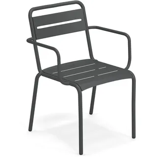 Emu Star Gartensessel 58 x 58 x 81 cm grau