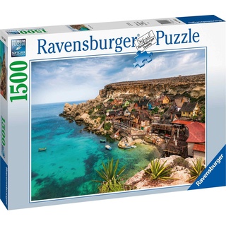Ravensburger Puzzle 1500 Teile Puzzle Popey Village, Malta 17436, Puzzleteile