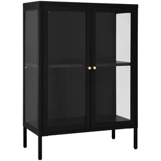 vidaXL Sideboard 75 x 105 x 35 cm Schwarz