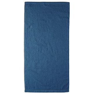 Cawö Handtuch Lifestyle Uni aus Baumwolle in nachtblau, 50 x 100 cm