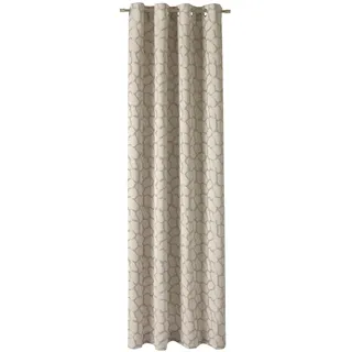 SCHÖNER WOHNEN-Kollektion Ösenschal Giraffe 140 x 250 cm Polyester Grau