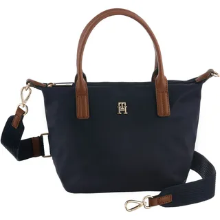Tommy Hilfiger Popette Mini Tote Umhängetasche Kunstleder Blue