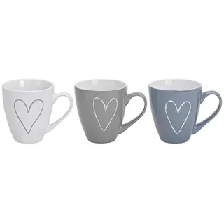 Wurm Kaffeetasse 0,4 l Grau 6 St.