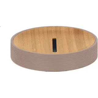 Kleine Wolke Seifenschale, Beige, Stein, Uni, 2.2 cm, Badaccessoires, Waschplatzzubehör, Seifenschalen