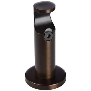GARDINIA Vorhangstange Offen 1-läufig Ø 25 mm 8 cm Bronze