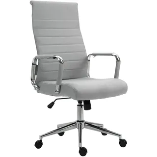 Svita Office Comfort Kunstleder Hellgrau